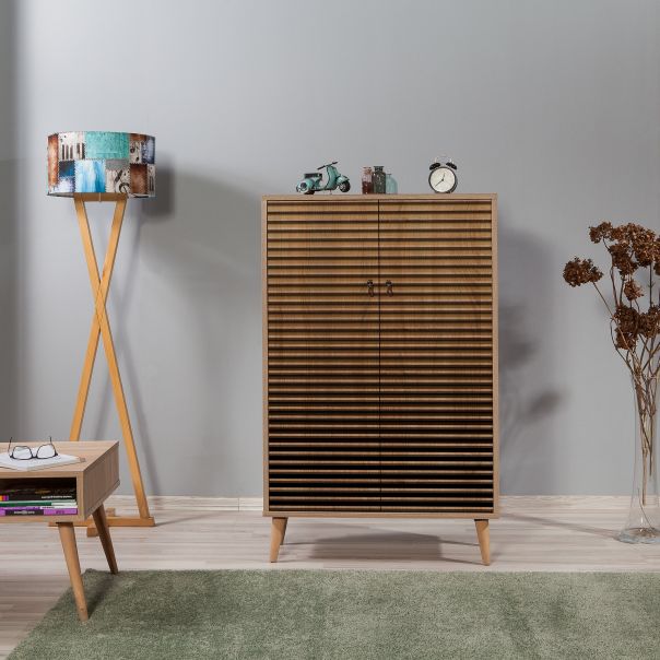 HANAH HOME Komoda za dnevnu sobu Multibox - 220, svetlo braon - 869VEL3978