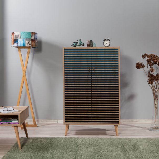 HANAH HOME Komoda za dnevnu sobu Multibox - 222, svetlo braon - 869VEL3979