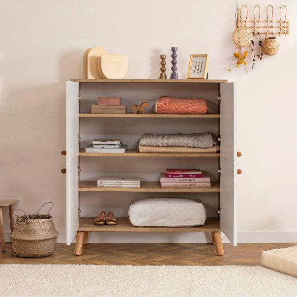 HANAH HOME Komoda za dnevnu sobu Multilüx Posy, svetlo braon - 869VEL4521