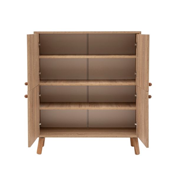 HANAH HOME Komoda za dnevnu sobu Multilüx Tigris, svetlo braon - 869VEL4523