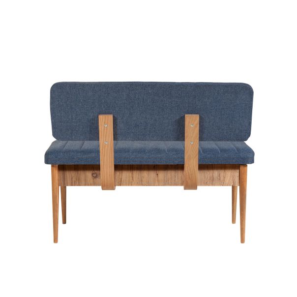 HANAH HOME Klupa Vina Bank, tamnoplava/braon - EP2795200