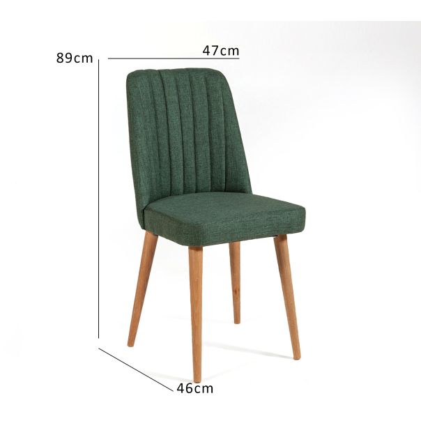 HANAH HOME Trpezarijska stolica Vina Sandalye, zelena - 869VEL5126