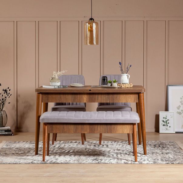 HANAH HOME Klupa Vina  Soho, braon - EP2797839