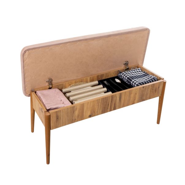 HANAH HOME Vina Bank - Atlantic Pine, Stone - EP2795161