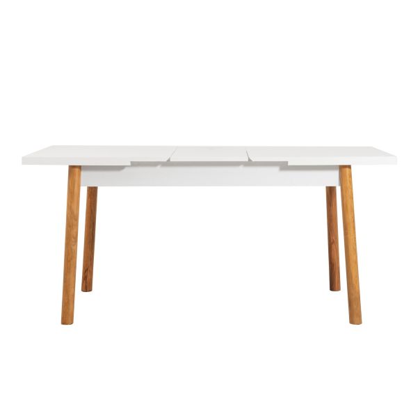 HANAH HOME Produživi trpezarijski sto Santiago, bela/braon - 869VEL5224