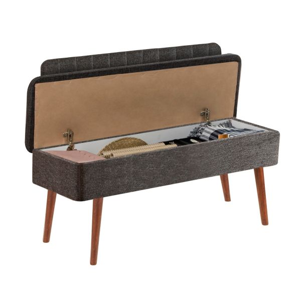 HANAH HOME Klupa Vina 1053 - 1, braon/antracit - EP2795188