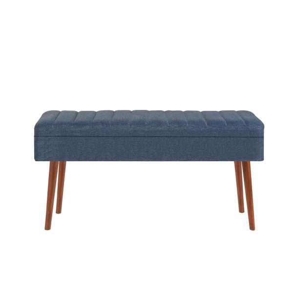 HANAH HOME Klupa Vina 1048 - 2, braon/tamno plava - EP2797824