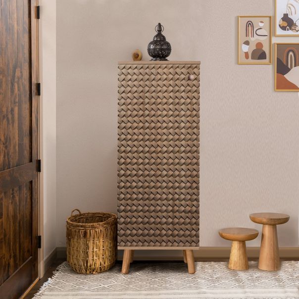 HANAH HOME Cipelarnik Vegas, braon - 869VEL8624