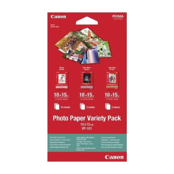 Foto papir Canon Variety Pack VP-101 10x15cm 20Sh - 8714574600086