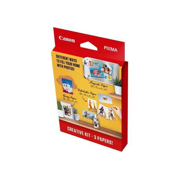 Canon Pixma Creative Kit (MG101 4x6 + RP-101 4x6 + PP201 4x6) - 8714574663111