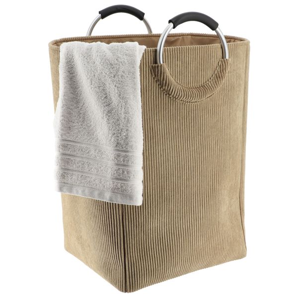 TENDANCE Sklopiva korpa za veš 55L 63x36x30cm, bež - 8716165