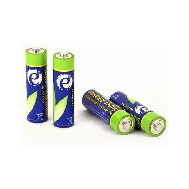 GEMBIRD Baterije ENERGENIE AA, LR6 Alkalne, 4 kom (cena po komadu) - 8716309104326