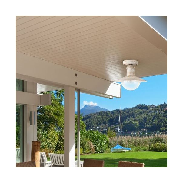 Rabalux Spoljna plafonska rasveta Oslo E27 1x MAX 60W antik bela (8739) - 8739