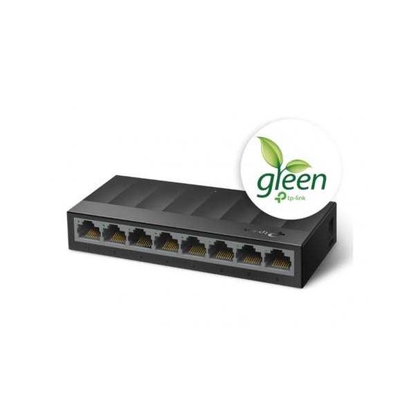 TP LINK LS1008G 8-Port 10/100/1000Mbps Desktop Switch - 87547