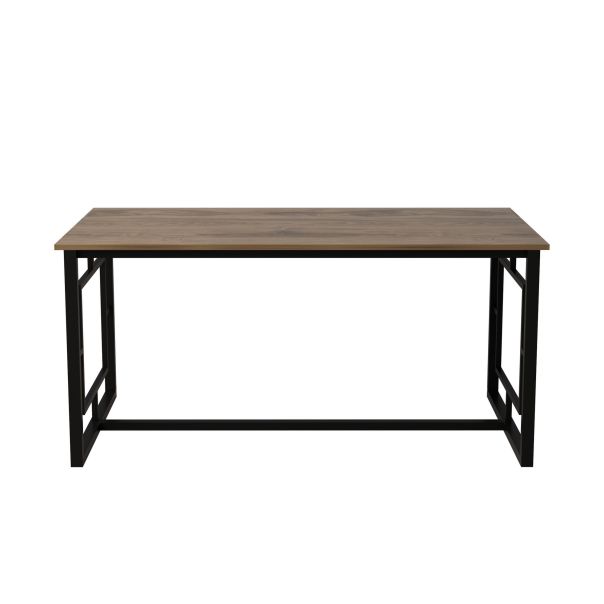 HANAH HOME Trpezarijski sto Alin, crna/braon - 875ZNA2903
