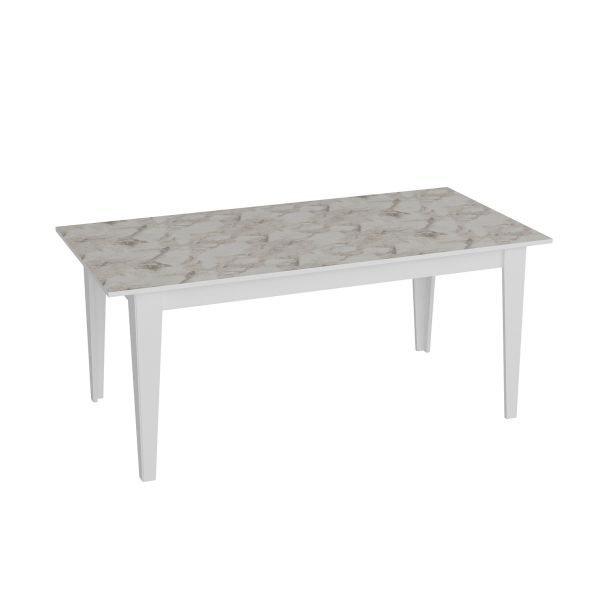 HANAH HOME Trpezarijski sto Polka, bela - 875ZNA2906