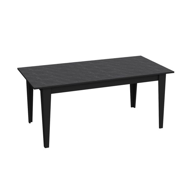 HANAH HOME Trpezarijski sto Polka, crna - 875ZNA2907