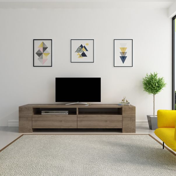 HANAH HOME TV komoda Sosruko, braon - 875ZNA3033