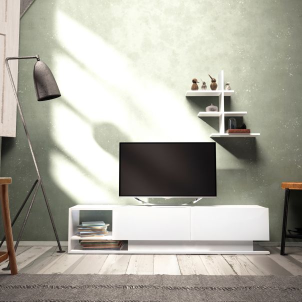 HANAH HOME TV komoda Liza, bela - 875ZNA3044