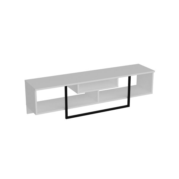 HANAH HOME TV komoda Asal 150, bela/crna - 875ZNA3049