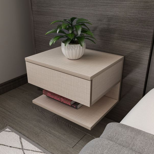 HANAH HOME Zidna noćna polica Vivid, bež - EP3057245