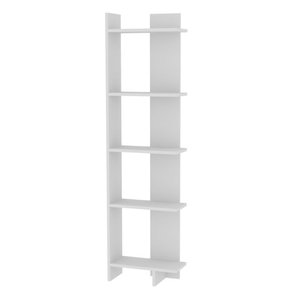 HANAH HOME Polica za knjige Als, bela - 875ZNA3601