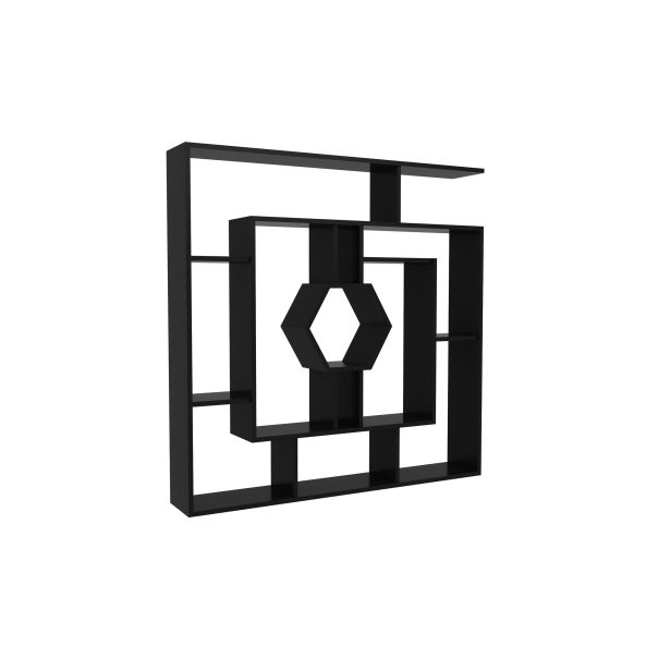 HANAH HOME Polica za knjige Labrina, crna - 875ZNA3643