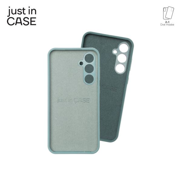 JUST IN CASE Maska 2u1 Extra case MIX PLUS za Samsung S23 FE, zelena - MIXPL223GN