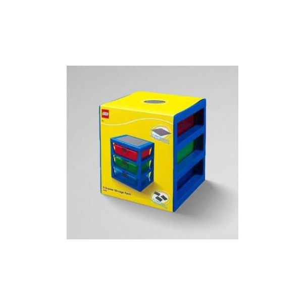 LEGO Polica sa 3 fioke i podloga za gradnju - plava - 87837