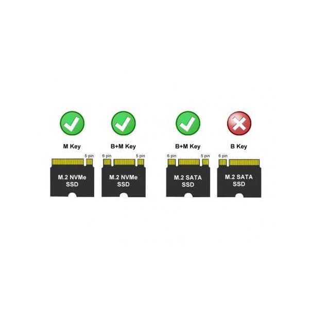 LC POWER LC-M2-C-MULTI HDD SSD Rack - 87992