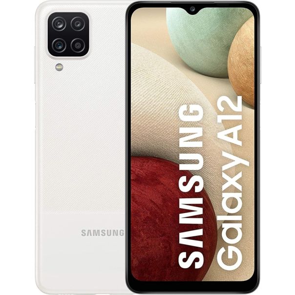 Refabrikovan Samsung Galaxy A12 4/64GB White DS 4G Grade-A - RFB_8806090828065_A