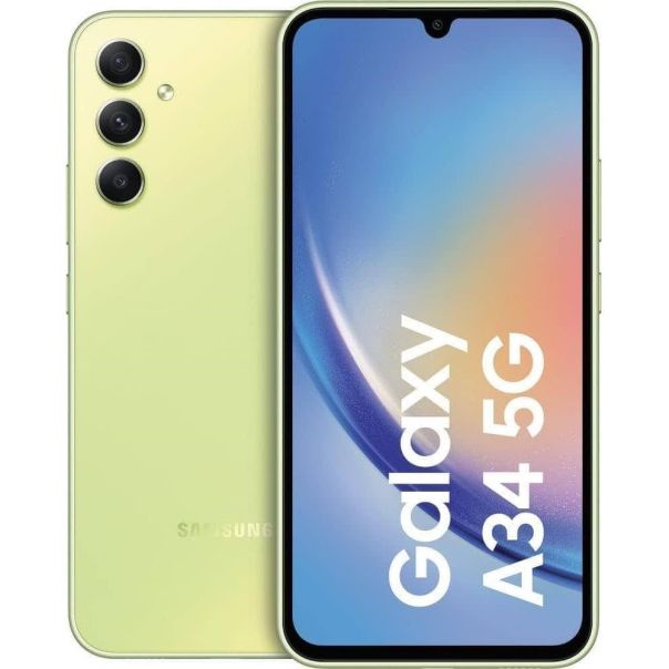 Refabrikovan Samsung Galaxy A34 6/128 GB Light Green DS 5G Grade-A - EP3068125