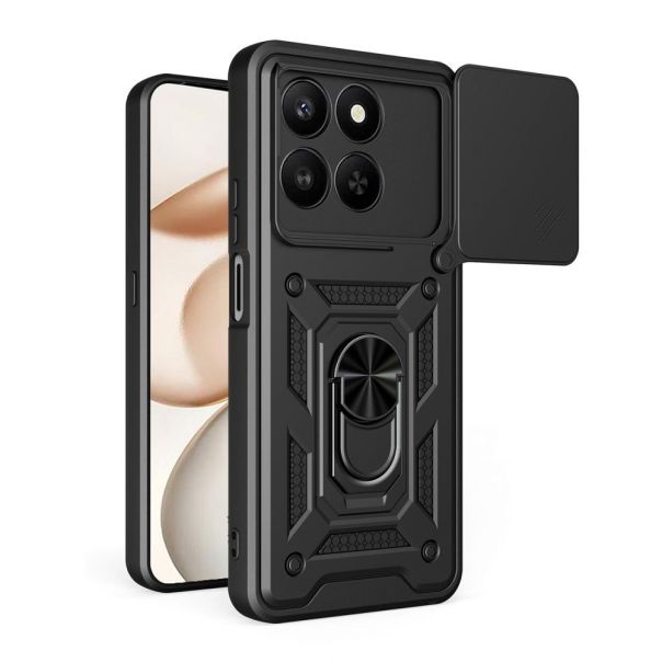 Maska za Honor X7d 4G/400 Smart 5G crna Hard Shield - 224608