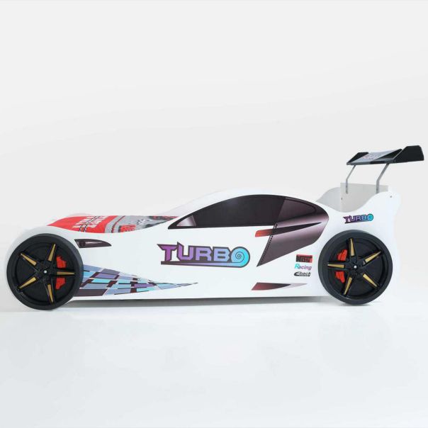 HANAH HOME Dečiji krevet Automobil Eko, bela - 880MSV2101