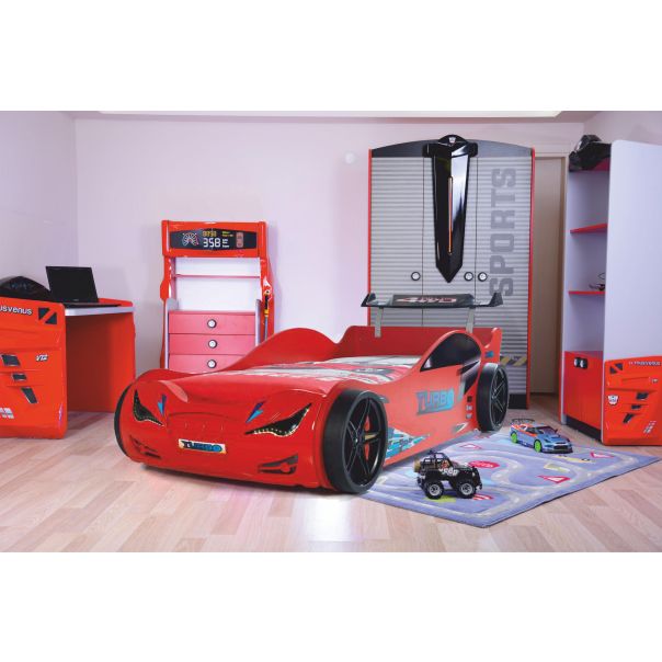 HANAH HOME Dečiji krevet Automobil Eko, crvena - 880MSV2102