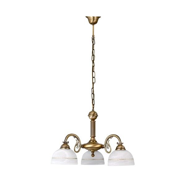 Rabalux Luster Flossi E27 3x MAX 40W bronzana (8813) - 8813