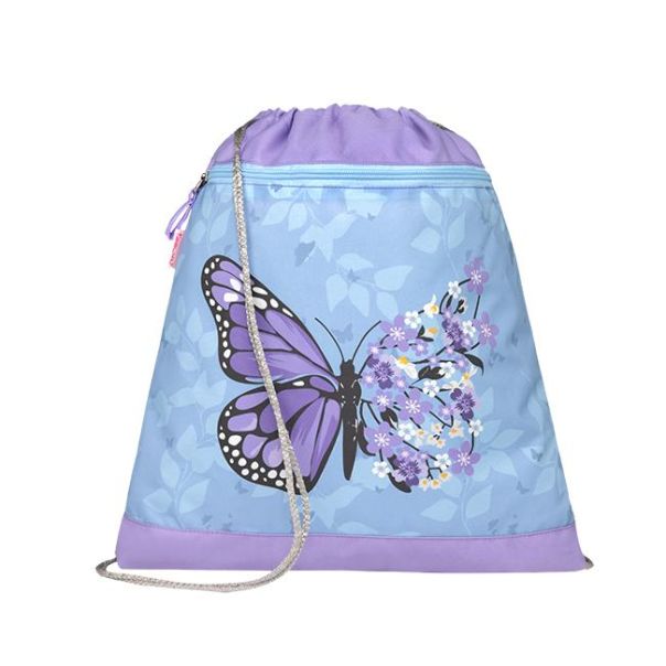 BELMILL Sport torba 336-91 Purple blue butterfly - 88181-1