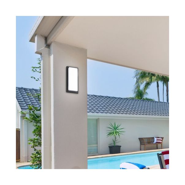 Rabalux Spoljna zidna rasveta Andorra LED 12W crna (8830) - 8830