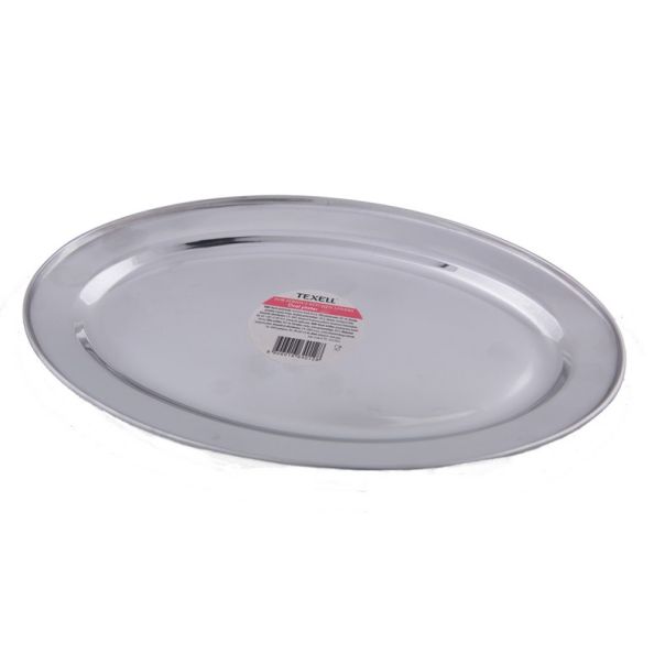 TEXELL Oval inox 25 x 18 cm - TIO-25