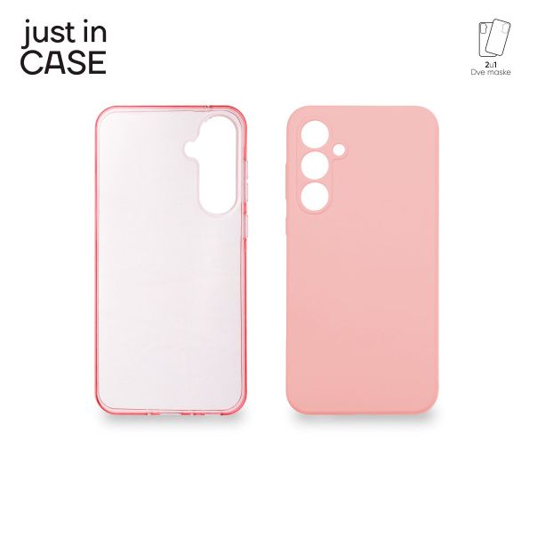 JUST IN CASE Maska 2u1 Extra case MIX za Samsung Galaxy A35, roza - MIX227PK