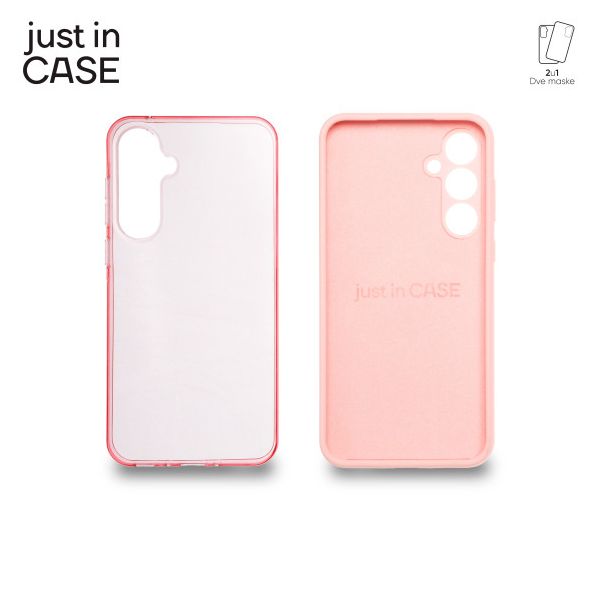 JUST IN CASE Maska 2u1 Extra case MIX za Samsung Galaxy A35, roza - MIX227PK