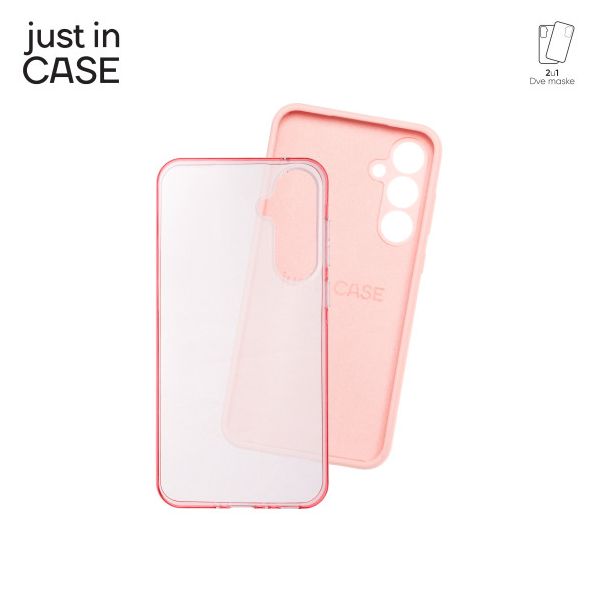 JUST IN CASE Maska 2u1 Extra case MIX za Samsung Galaxy A35, roza - MIX227PK