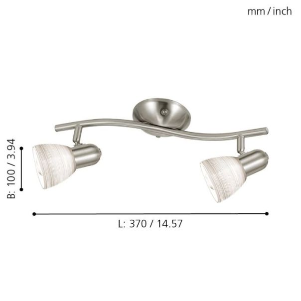 EGLO Spot Dakar 1 E14 2X40W - 88473