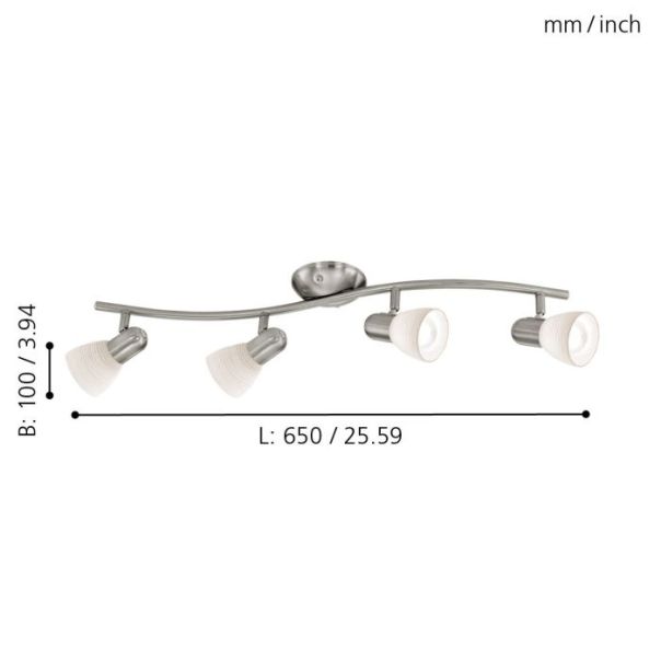 EGLO Spot Dakar 1 E14 4X40W - 88474