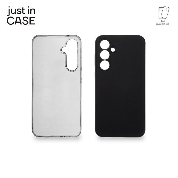 JUST IN CASE Maska 2u1 Extra case MIX za Samsung Galaxy A55, crna - MIX228BK