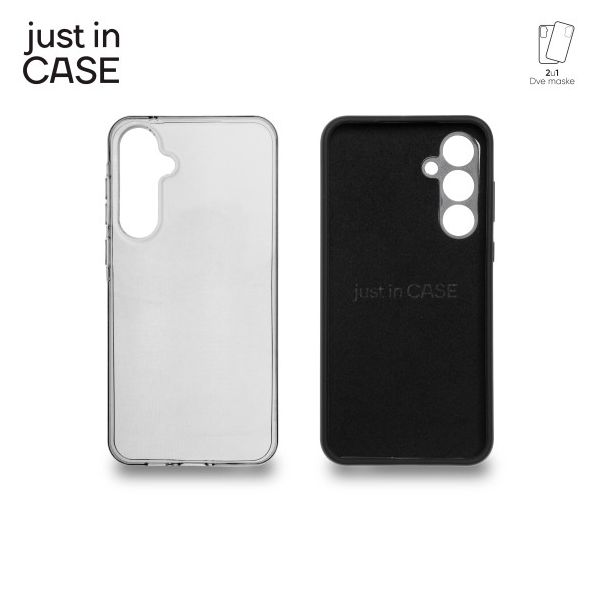 JUST IN CASE Maska 2u1 Extra case MIX za Samsung Galaxy A55, crna - MIX228BK