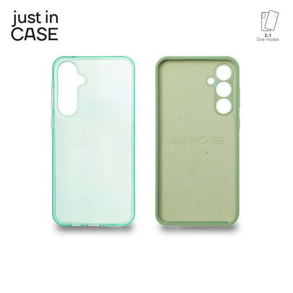 JUST IN CASE Maska 2u1 Extra case MIX za Samsung Galaxy A55, zelena - MIX228GN