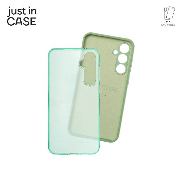 JUST IN CASE Maska 2u1 Extra case MIX za Samsung Galaxy A55, zelena - MIX228GN