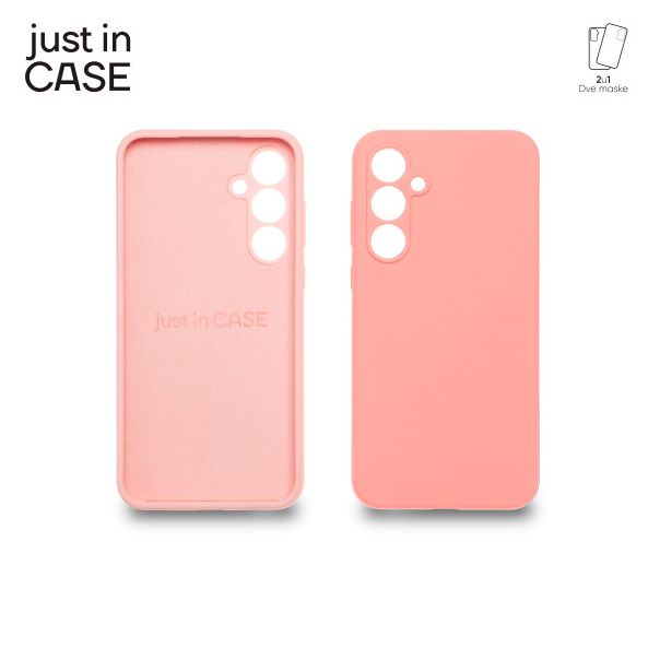 JUST IN CASE Maska 2u1 Extra case MIX PLUS za Samsung Galaxy A55, roza - 1720257