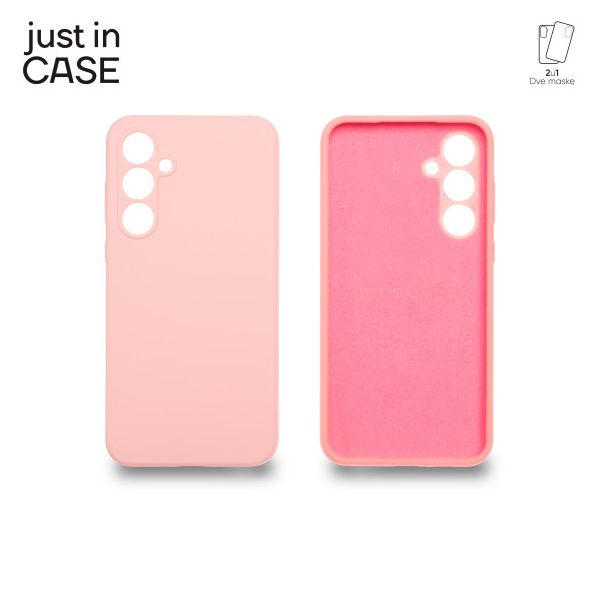 JUST IN CASE Maska 2u1 Extra case MIX PLUS za Samsung Galaxy A55, roza - 1720257